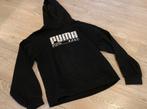 Puma hoodie trui sweater * zwart zilver * maat 164 als nieuw, Jongen of Meisje, Trui of Vest, Puma, Ophalen of Verzenden