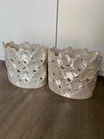 Parelmoer bloempotten, Ophalen, Overige kleuren, Aardewerk of Porselein, Zo goed als nieuw