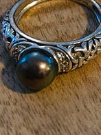 Witgouden ring met parel, Verzenden, Wit, Dame, Met parel