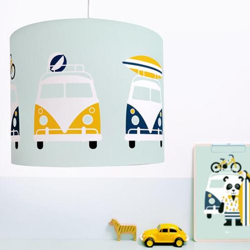 Kinderlamp Hanglamp Cool Boy Busjes ANNIdesign, Kinderen en Baby's, Kinderkamer | Inrichting en Decoratie, Nieuw, Lamp, Ophalen of Verzenden