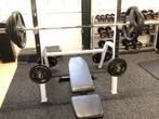 Bench press  en squat rek, Sport en Fitness, Fitnessmaterialen, Overige typen, Ophalen of Verzenden, Rug, Zo goed als nieuw