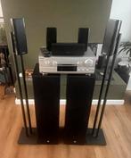 Hifi set Technics SA-DX940 en Kenwood speakers, Gebruikt, 70 watt of meer, 5.1-systeem, Dvd-speler