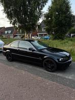 BMW 3-Serie 2.2 CI 320 Coupe 2002 Zwart, Auto's, 2171 cc, Achterwielaandrijving, 74 €/maand, Zwart