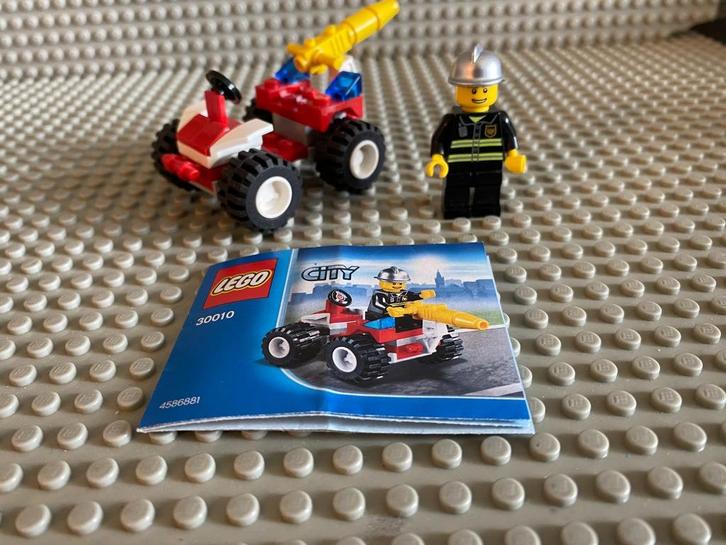 Lego City set 30010 Brandweercommandant uit 2010 met boekje, Kinderen en Baby's, Speelgoed | Duplo en Lego, Gebruikt, Lego, Complete set