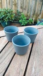 Ikea mini bloempotjes - set van 3, Tuin en Terras, Bloempotten, Rond, Binnen, Ophalen of Verzenden, Zo goed als nieuw
