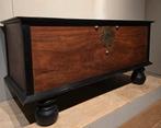 Voc kist, Koloniaal, Ceylon, Sri-Lanka,Teak, ebbenhout,, Ophalen of Verzenden