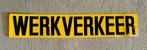 Metalen bord werkverkeer 135x25 cm, Ophalen, Gebruikt