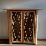 GREEN SALE Italiaans design vitrinekast rotan Vintage, Huis en Inrichting, Kasten | Vitrinekasten, Vintage, Vintage, Zo goed als nieuw