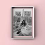 Fine art print – John Lennon Yoko Ono, Hilton Amsterdam 1969, Ophalen of Verzenden, 1980 tot heden, Zo goed als nieuw, Overige onderwerpen