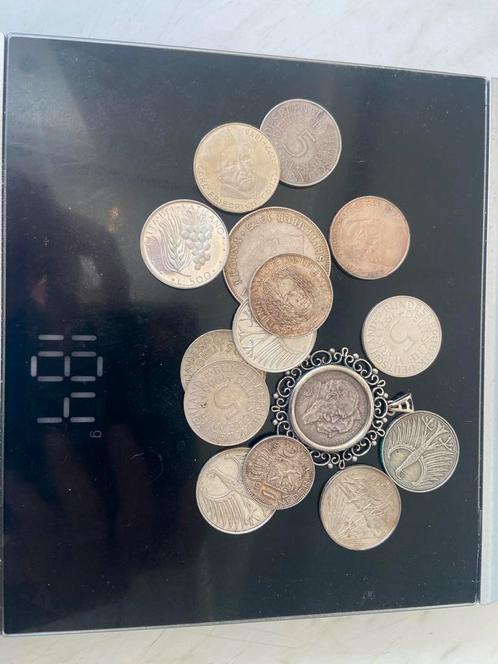 Zilveren munten medaile penning zilver zeldzaam colectie, Verzamelen, Complete verzamelingen en Collecties, Ophalen of Verzenden