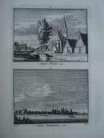 353-354 / Opperdoes en Twisk      Kopergravure 1752, Ophalen of Verzenden