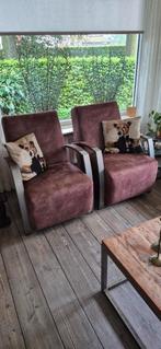 Twee fauteuils 60 euro, Ophalen, Gebruikt, Twee, Bruin