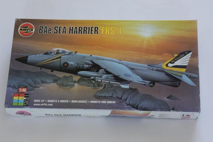 Airfix Bae Sea Harrier FRS-1 1/48, Hobby en Vrije tijd, Modelbouw | Vliegtuigen en Helikopters, Zo goed als nieuw, Vliegtuig, Groter dan 1:72