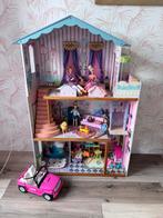 Kidkraft poppenhuis met heel veel accessoires, Ophalen, Zo goed als nieuw, Poppenhuis