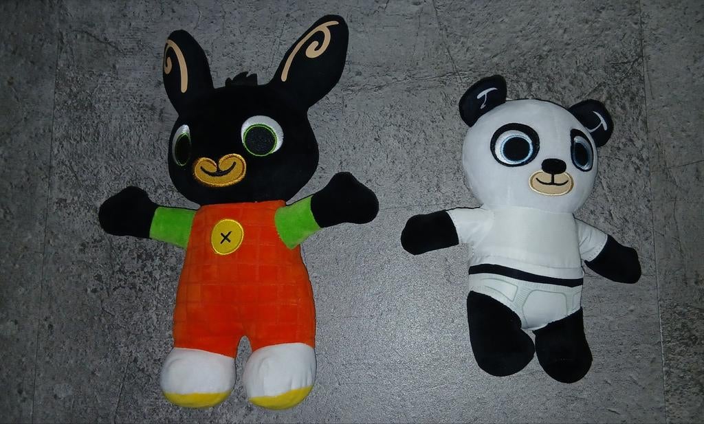 Bing Konijn en Pando Knuffel Nieuw! hello kitty knuffel gebr, Ophalen, Nieuw, Konijn