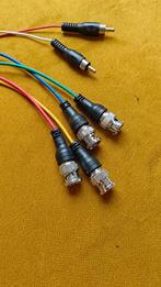 SCART Female naar BNC/RCA Kabel, Ophalen of Verzenden, Gebruikt, Minder dan 2 meter, Scartkabel
