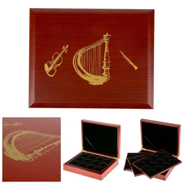 Wiener Philharmoniker muntenbox voor 1 oz zilveren munten, Postzegels en Munten, Edelmetalen en Baren, Zilver, Verzenden