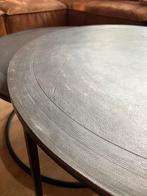 Salontafels / bijzettafels, Huis en Inrichting, Tafels | Bijzettafels, Ophalen, Rond, Hout, Minder dan 55 cm