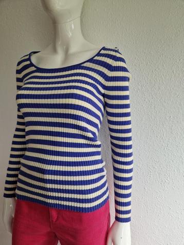 Armedangels top Alaania. Maat L. Paars/creme. beschikbaar voor biedingen