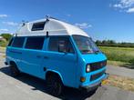 Volkswagen T3 Camper, benzine en automaat, zeer goede staat!, Automaat, Achterwielaandrijving, Blauw, Origineel Nederlands