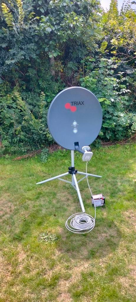 Te koop schotel en ontvanger en tv, Audio, Tv en Foto, Schotelantennes, Zo goed als nieuw, Overige merken, Ophalen of Verzenden