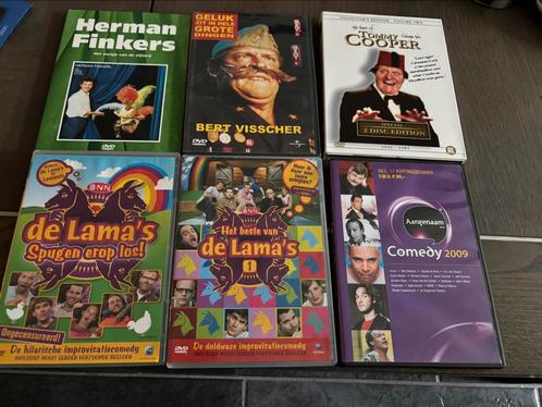Bert Visscher-Herman Finkers-Tommy Cooper-de Lama’s, Cd's en Dvd's, Dvd's | Cabaret en Sketches, Zo goed als nieuw, Stand-up of Theatershow