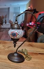 Oosterse Mozaiek Kast- of Tafellampje, Schemerlampje, Ophalen of Verzenden, Zo goed als nieuw, Glas, Minder dan 50 cm