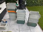 Partij Opbergbakken 10 stuks wegens verhuis, Doe-het-zelf en Verbouw, Kratten en Dozen, Ophalen, Minder dan 50 cm, Zo goed als nieuw