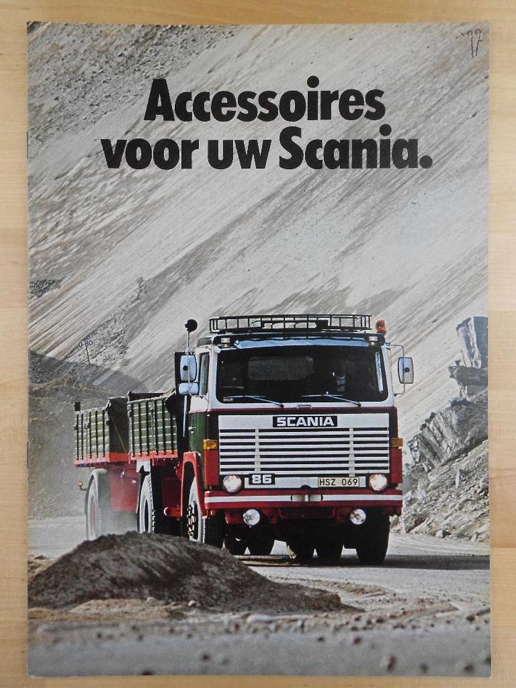 Scania Accessoires Brochure 1976 – 141 111 81 86, Boeken, Auto's | Folders en Tijdschriften, Zo goed als nieuw, Overige merken