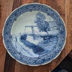 Delfts Blauw Bord - Boch Frères, Antiek en Kunst, Ophalen of Verzenden