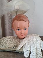 Drie oude poppenhoofdjes / poppenkopjes, Ophalen of Verzenden