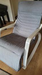 Schommelstoel met voetensteun, Huis en Inrichting, Stoelen, Ophalen, Gebruikt, Hout, Eén