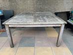 Tuintafel vierkant 150x150, Tuin en Terras, Tuintafels, Ophalen, Gebruikt, Vierkant, Hout