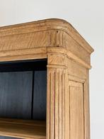 Bibliotheekkast boekenkast eiken Frans ca. 1900, Huis en Inrichting, Kasten | Boekenkasten, Ophalen, Zo goed als nieuw, 25 tot 50 cm
