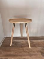 Houten Bijzettafel - Rond, Minder dan 55 cm, Gebruikt, Rond, Hout