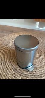 Nieuwe rvs pedaalemmer van simplehuman, Ophalen of Verzenden, Zo goed als nieuw, Rvs, Minder dan 50 cm