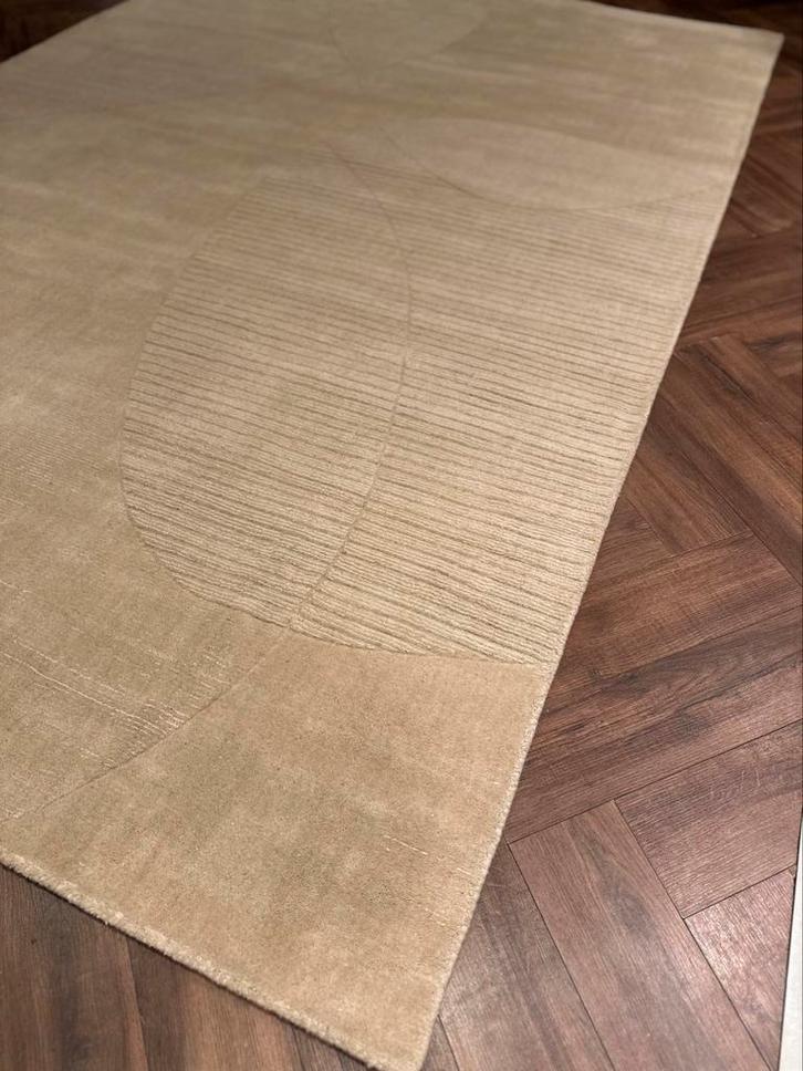 Brinker Vloerkleed Japandi Beige 160x230, Huis en Inrichting, Stoffering | Tapijten en Kleden, Zo goed als nieuw, 150 tot 200 cm