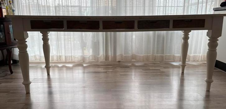 Eettafel Rivièra Maison, Huis en Inrichting, Tafels | Eettafels, Gebruikt, 50 tot 100 cm, 200 cm of meer, Vijf personen of meer