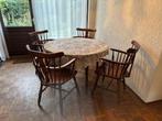 Klassieke houten eethoek, Huis en Inrichting, Complete eetkamers, Ophalen, Gebruikt, Klassiek, 4 tot 6 stoelen