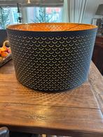 Stijlvolle lampenkap - Zwart met gouden details, Ophalen, 25 tot 50 cm, Zwart, Rond