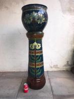 Piedestal met bloempot ca1910 België 120 cm hoogte, Antiek en Kunst, Ophalen