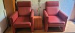 2 mooie  lederen fauteuils, Huis en Inrichting, Banken | Sofa's en Chaises Longues, Ophalen, Eenpersoons, Zo goed als nieuw, Minder dan 150 cm
