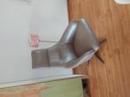 Gealux relaxfauteuil, taupe leer, Huis en Inrichting, Fauteuils, Ophalen, Zo goed als nieuw, Leer, 50 tot 75 cm