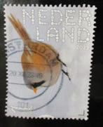 postzegel nederland recent 2023 baardman vogel markerwadden, Ophalen of Verzenden, Gestempeld