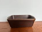 Ovenschaal Keramiek Vintage Bruin Paté Terrine, Ophalen of Verzenden