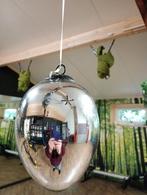 7 brocante kerstballen van zilverglas, Ophalen of Verzenden, Gebruikt