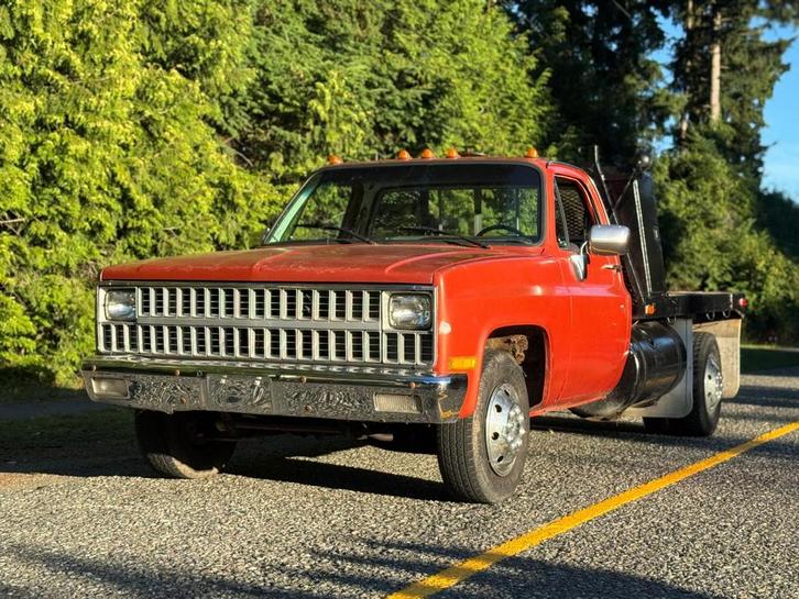 1981 Chevrolet C30, Auto's, Chevrolet, Particulier, Pick-up, Elektrische achterklep, LPG, Euro 1, Overige carrosserieën, Automaat