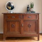 Antiek dressoir / commode marmer blad, Ophalen, Zo goed als nieuw, 25 tot 50 cm, 100 tot 150 cm