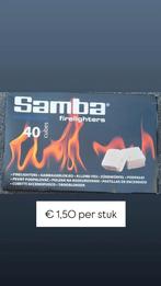 Aanmaakblokjes van merk Samba, Ophalen
