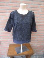 Sensation zwart-blauwe trui/top maat XS (eerder M/L), Kleding | Dames, Maat 38/40 (M), Blauw, Sensation, Ophalen of Verzenden
